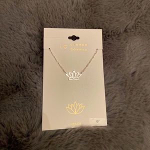 Lauren Conrad Peace lotus necklace